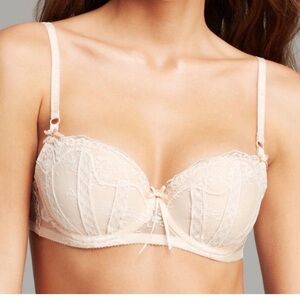 Elle macpherson NUDE LACE bra 32D